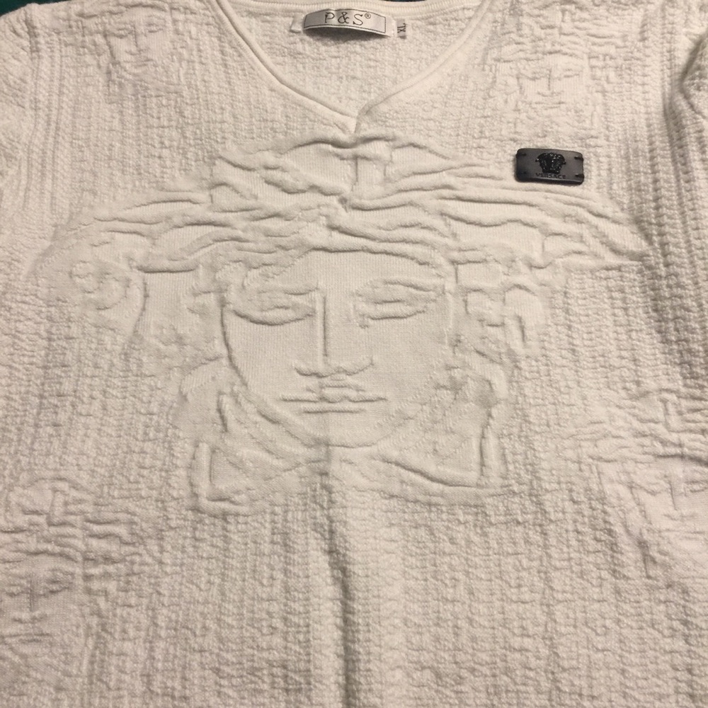 P&S Versace cream sweater - Picture 4 of 11